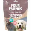Hundgodis Four Friends Snacks Venison/Turkey 200g>FourFriends Outlet