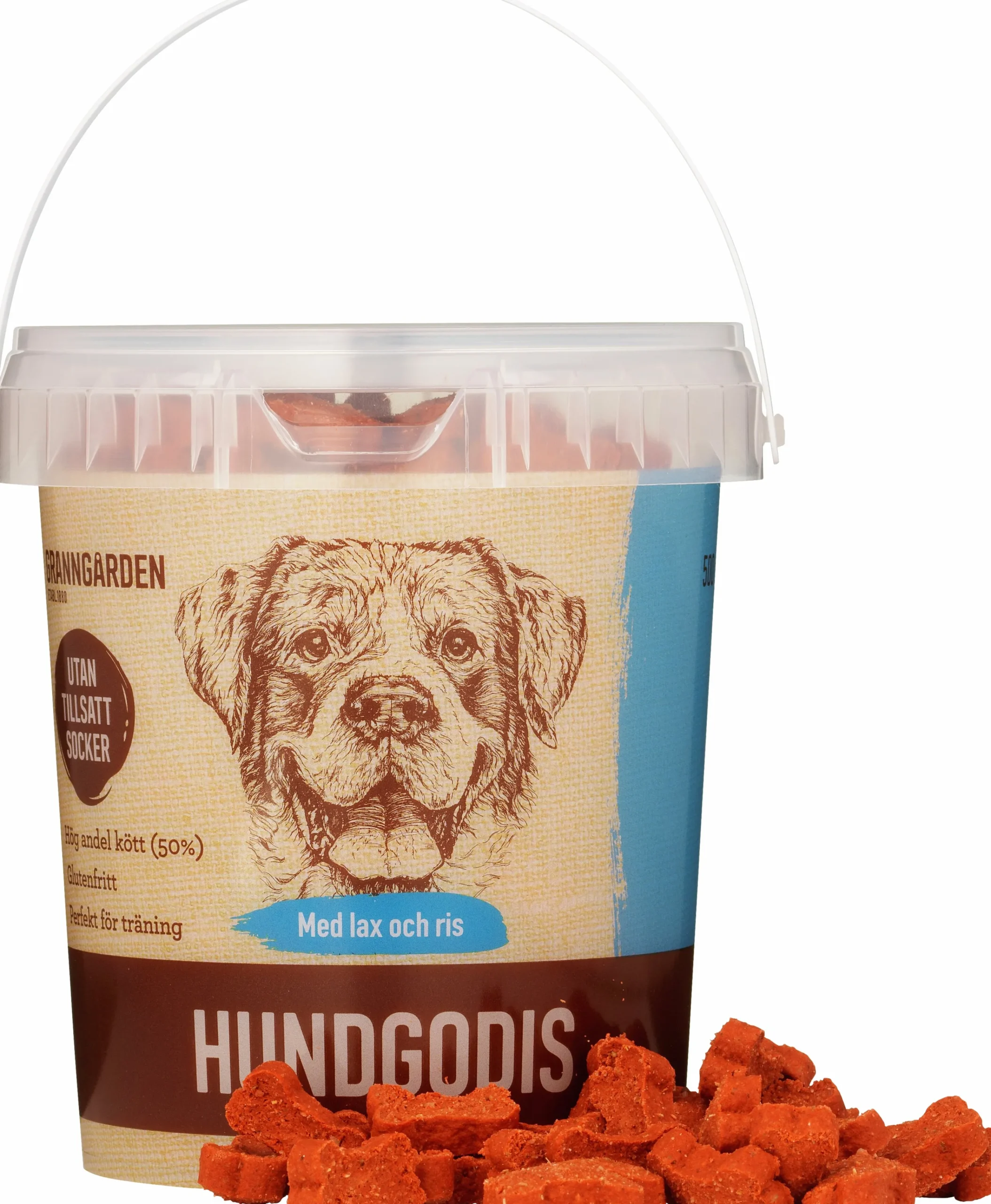 Hundgodis Glutenfri Lax & Ris 500g>Granngården Sale