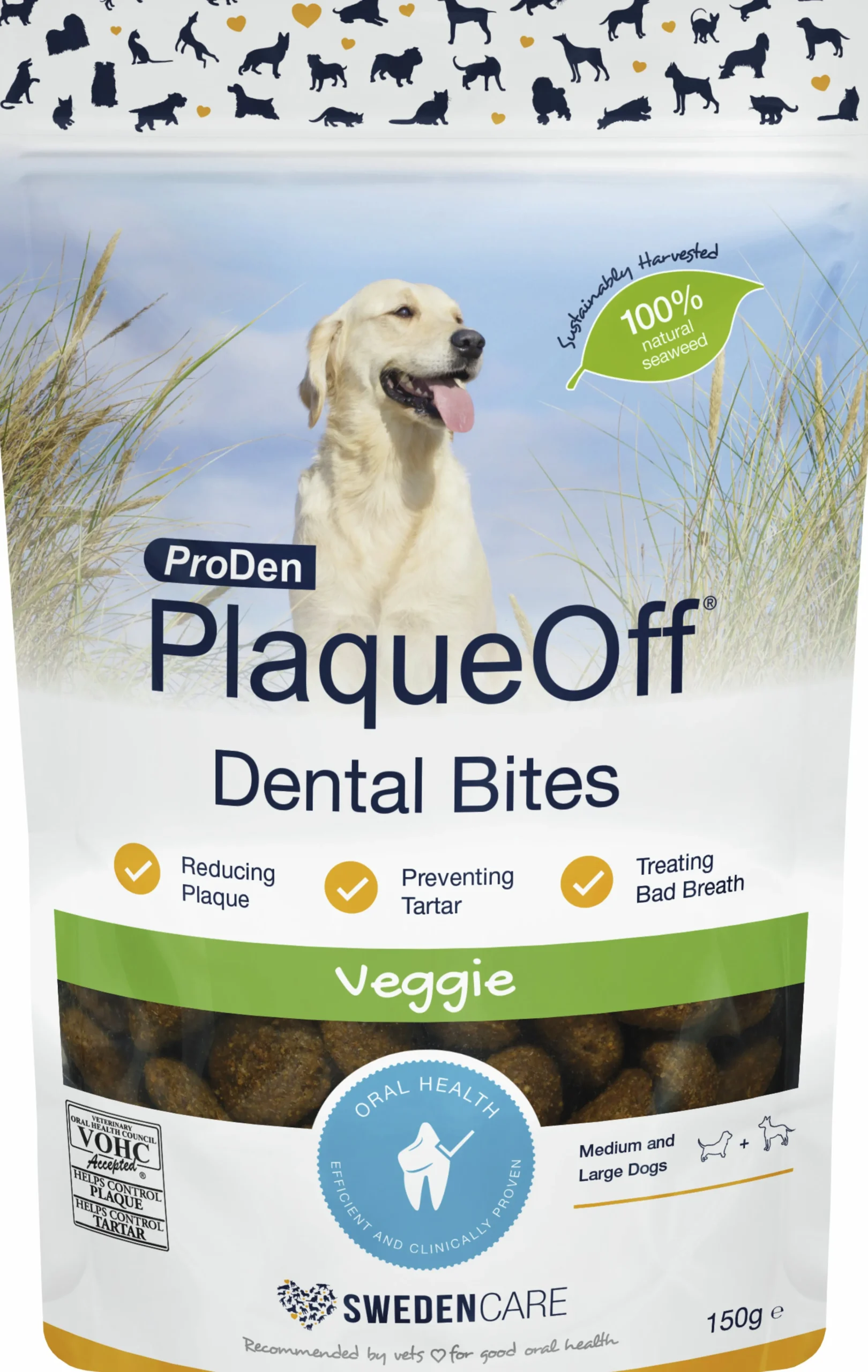 Hundgodis PlaqueOff Dental Bites 150g>ProDen PlaqueOff Sale