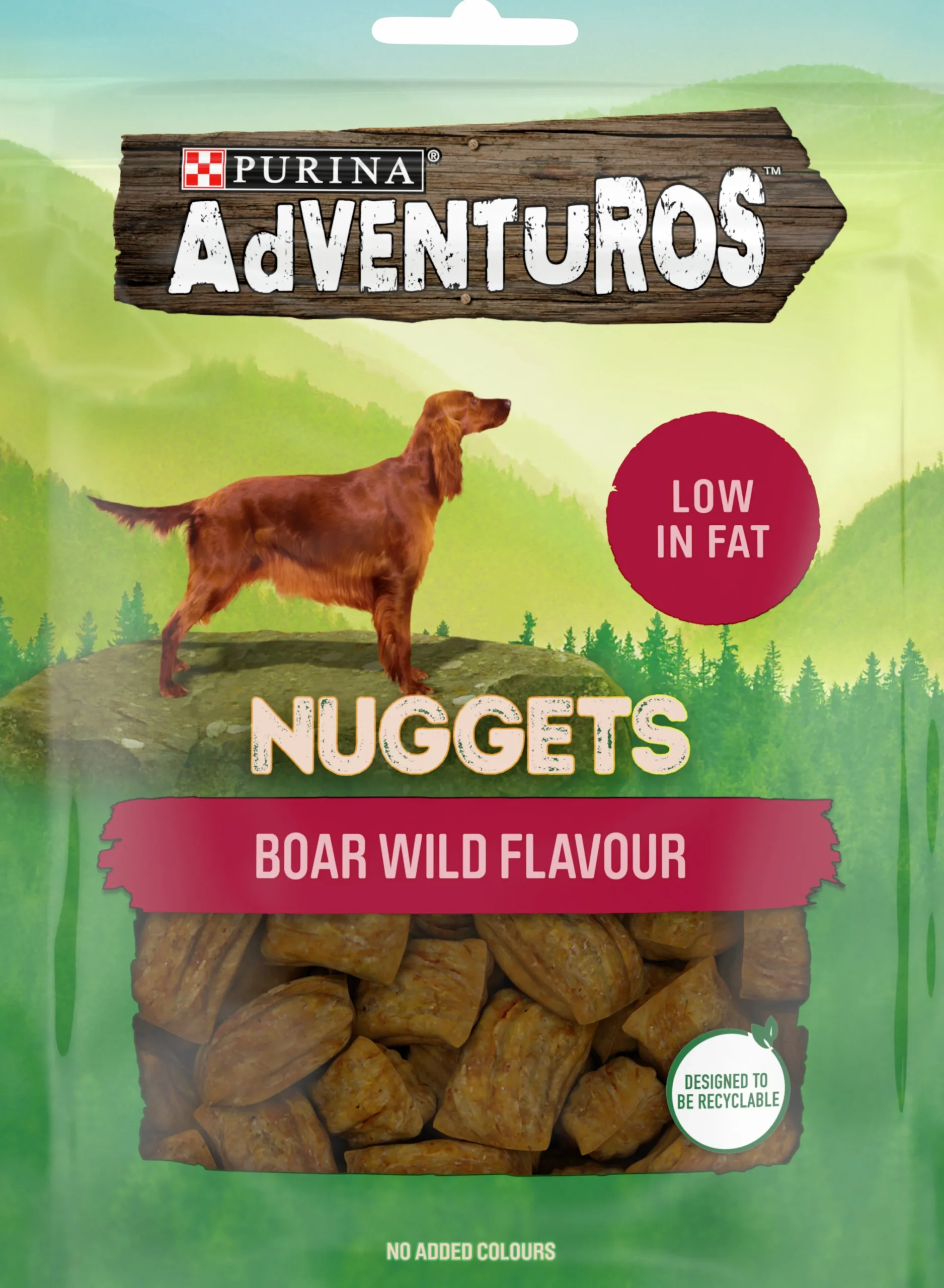 Hundgodis Adventuros Nuggets 90g>Purina Outlet