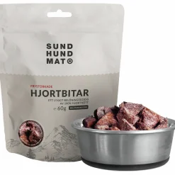 Hundgodis Frystorkade Hjortbitar 60g>Sund hundmat Outlet