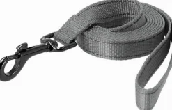 Hundkoppel Iris Nylon Grå 180cm>Dogman Discount