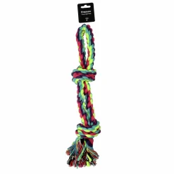 Hundleksak Rep Dubbelt Flerfärgad XL 45cm>Dogman New
