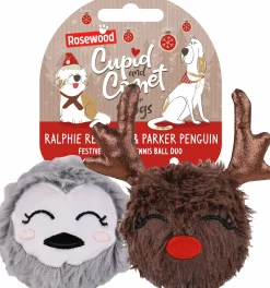 Hundleksak Jul Reindeer & Penguin><noscript><img width=