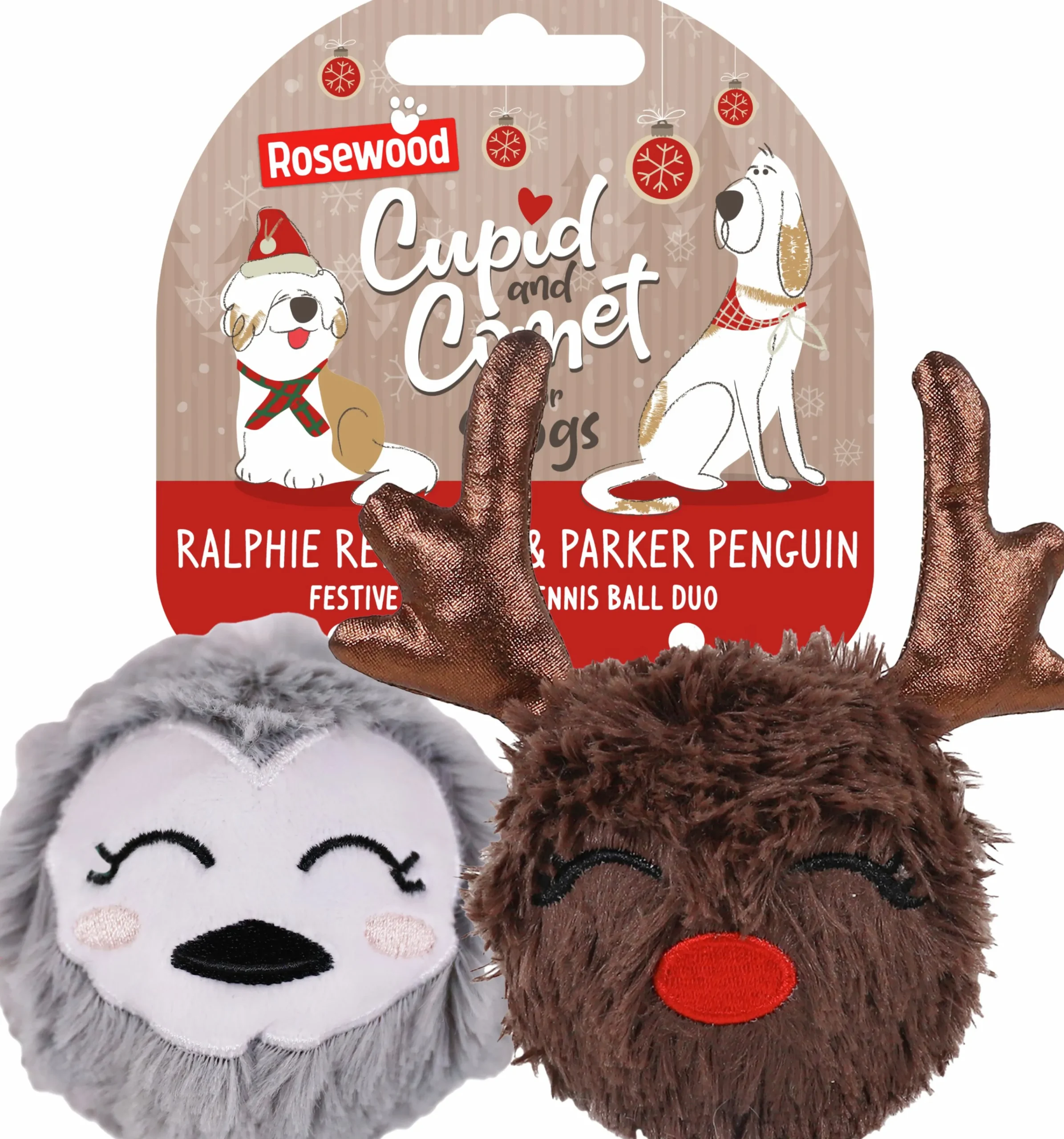 Hundleksak Jul Reindeer & Penguin>Rosewood Online