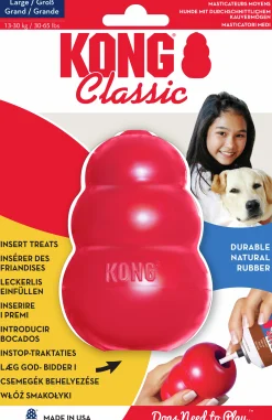 Hundleksak Classic Röd L><noscript><img width=