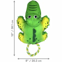 Hundleksak Cozie Tuggz Alligator M/L 38cm><noscript><img width=