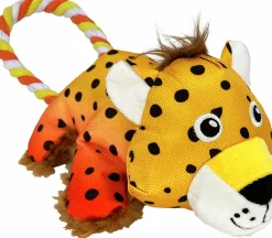 Hundleksak Cozie Tuggz Cheetah S/M 34cm><noscript><img width=