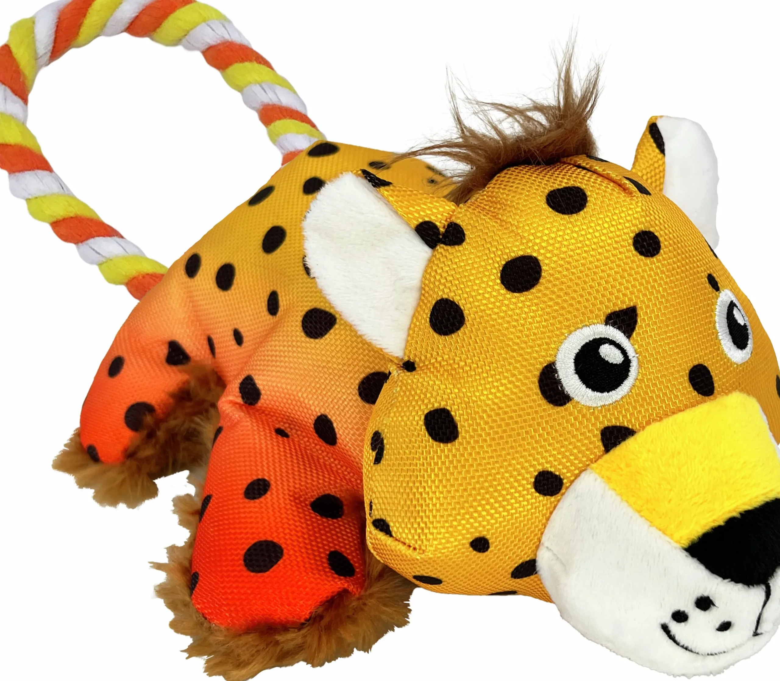 Hundleksak Cozie Tuggz Cheetah S/M 34cm>Kong Clearance