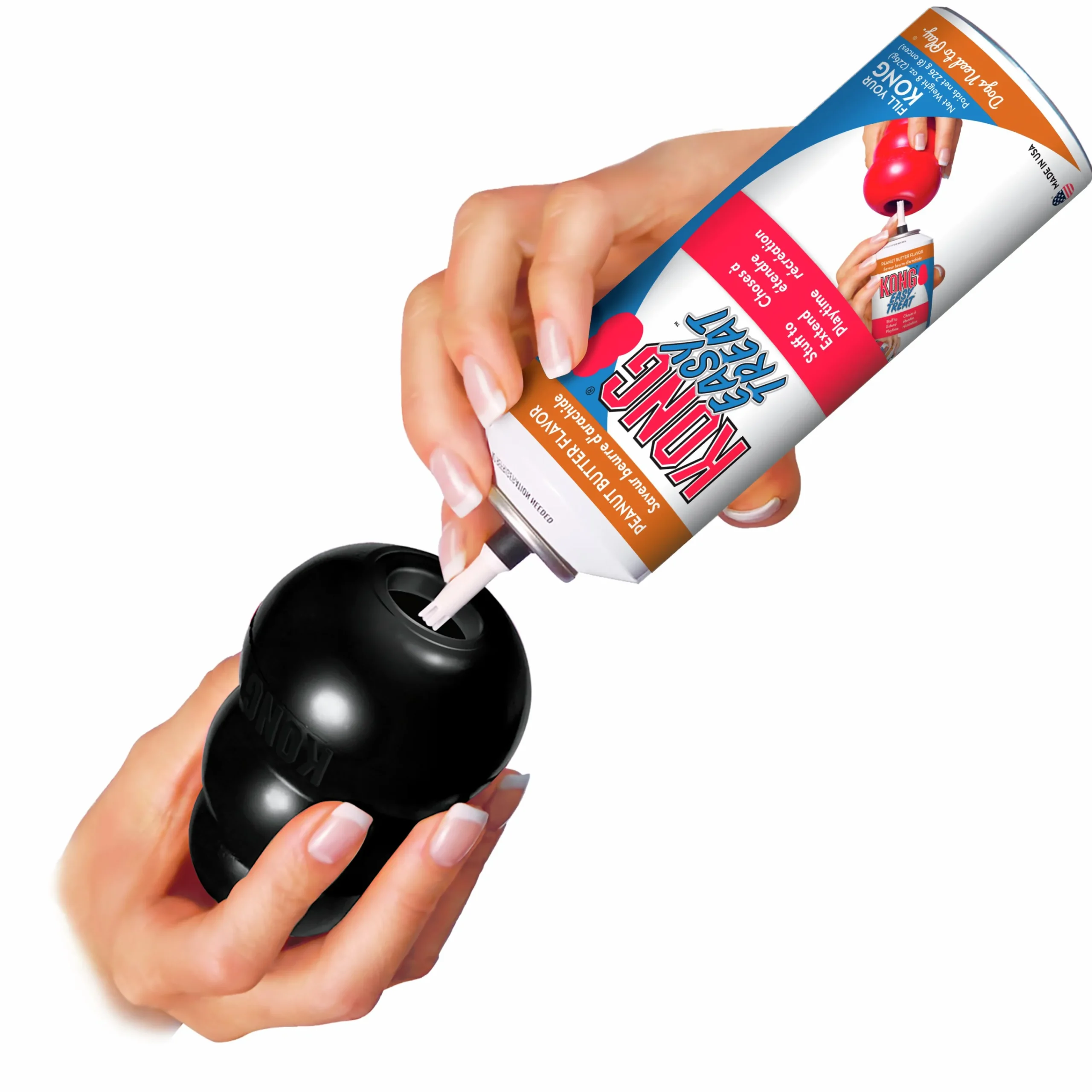 Hundleksak Extreme Svart L>Kong