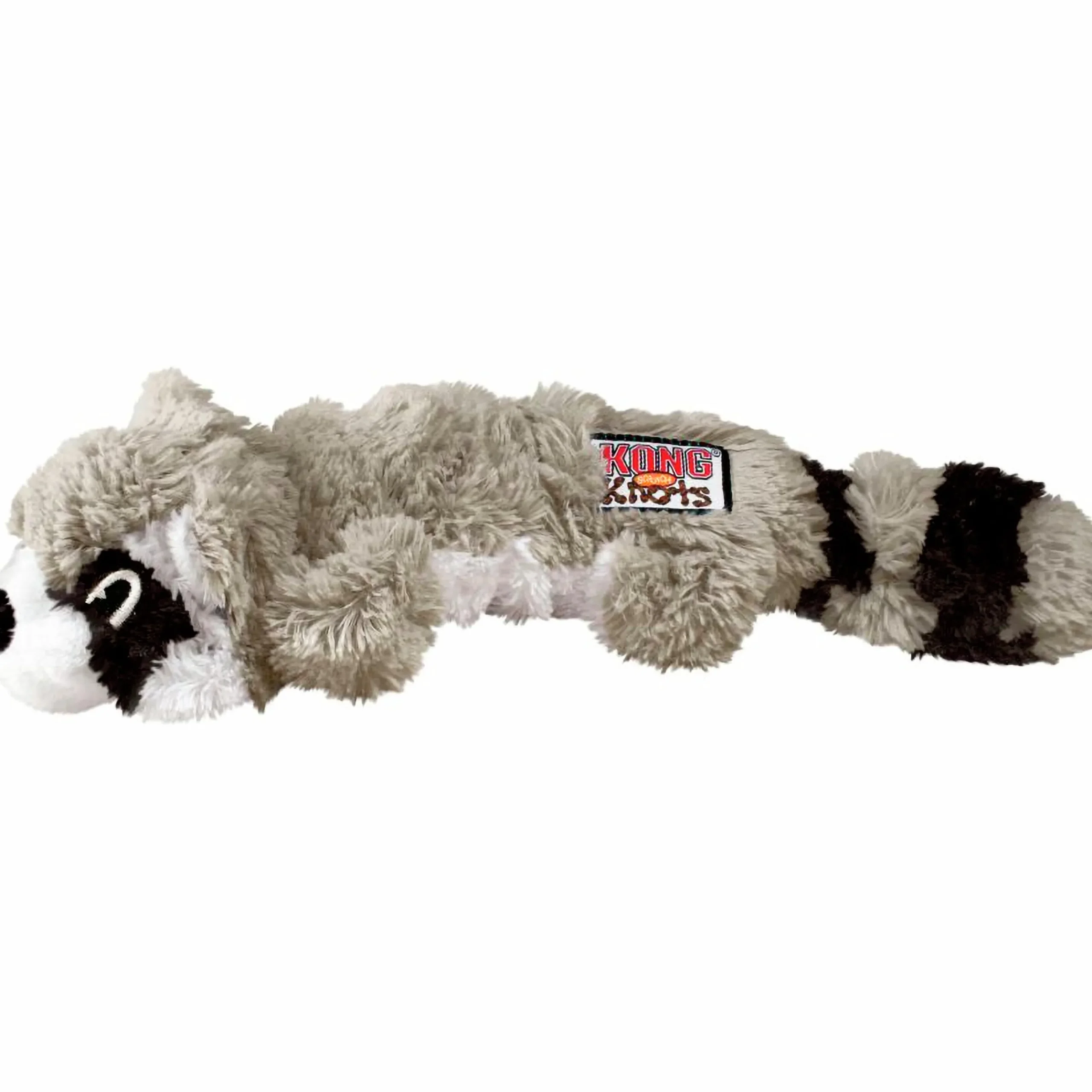 Hundleksak Scrunch Knots Raccoon M/L>Kong