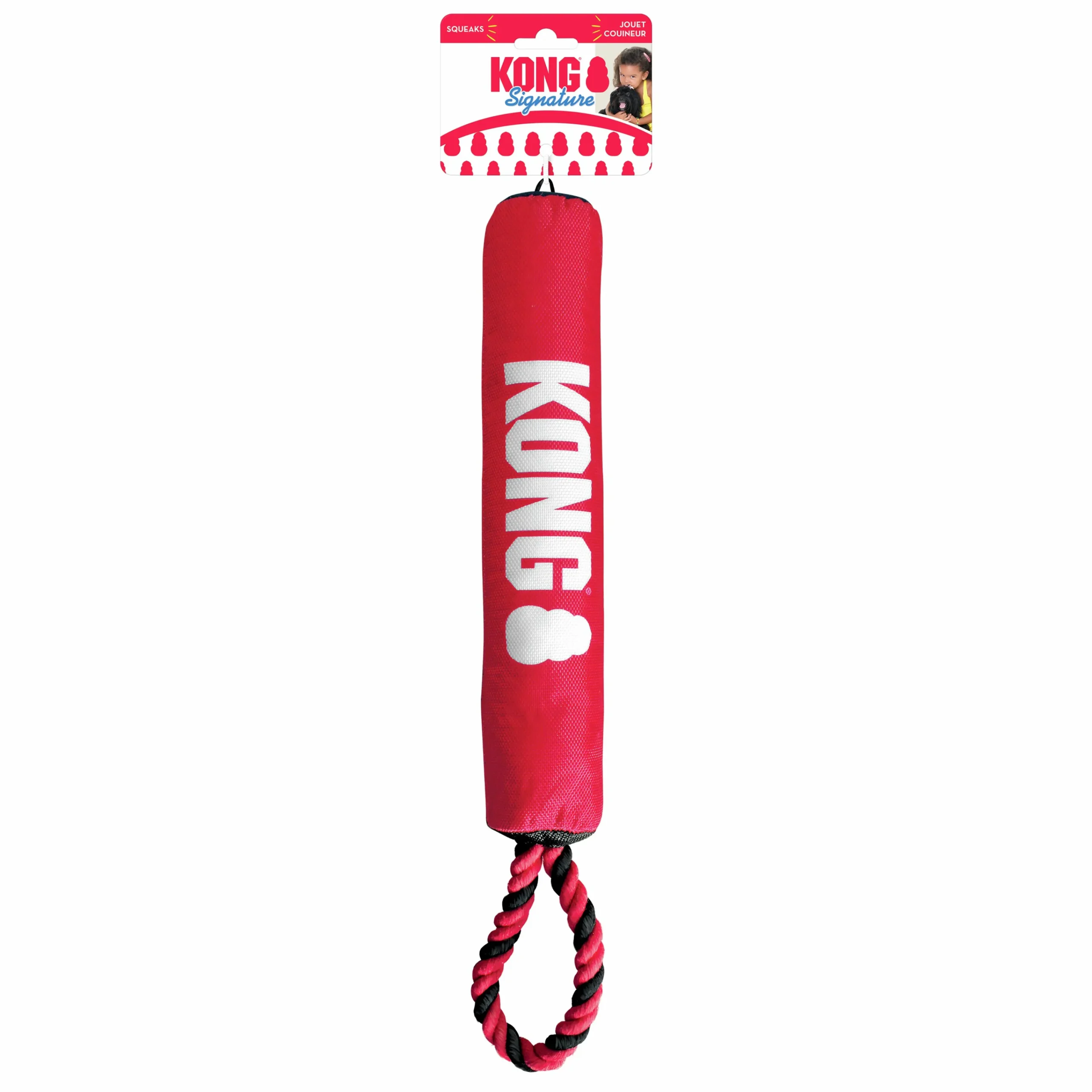 Hundleksak Signature Stick med rep 5x30cm>Kong Clearance