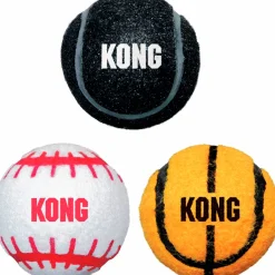 Hundleksak Sport Balls Flerfärgade M 3-p><noscript><img width=