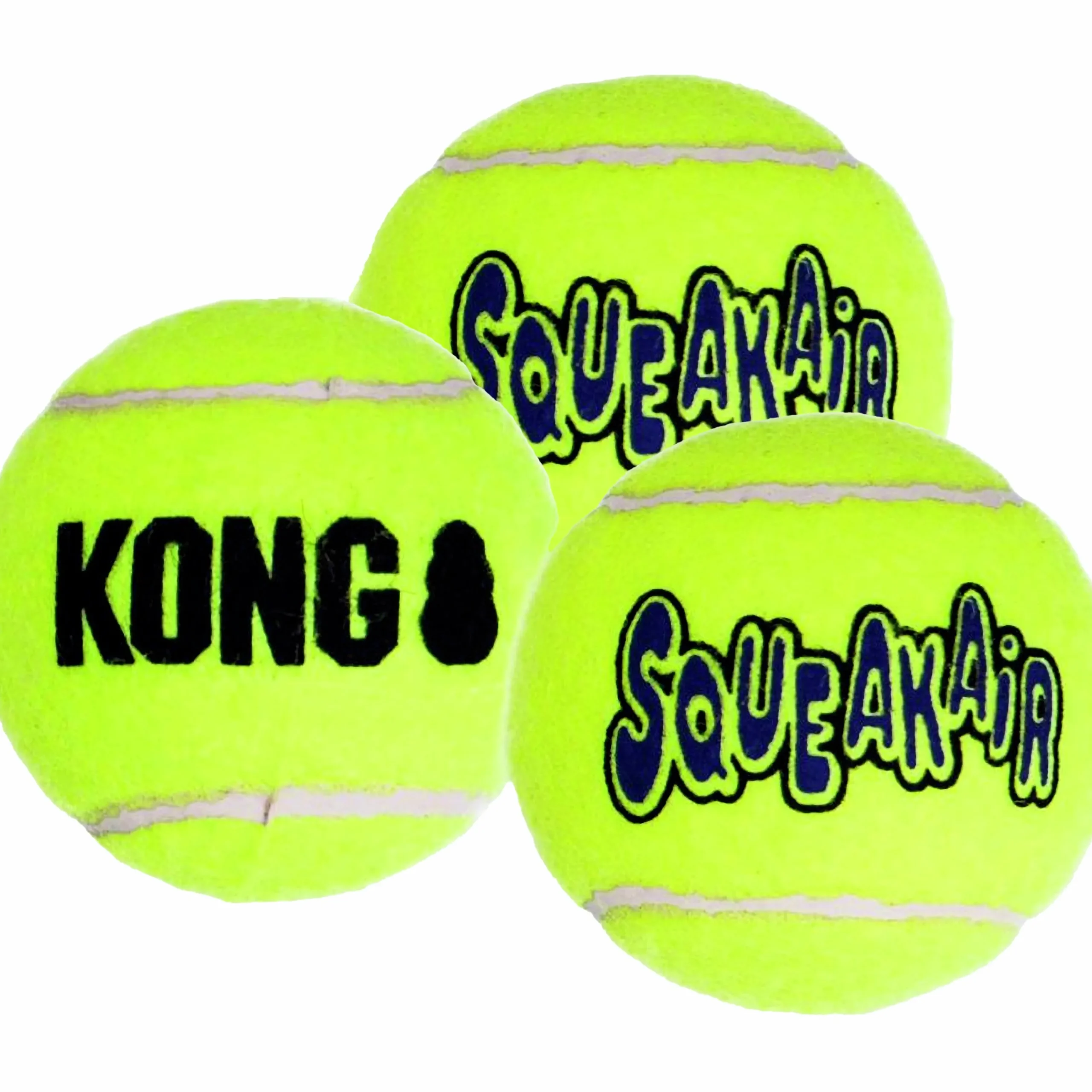 Hundleksak SqueakAir Balls M 3-p>Kong Hot