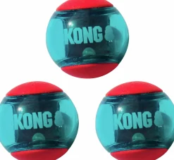 Hundlekak queezz Action Ball 3-p>Kong Discount