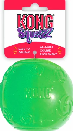 Hundleksak Squeezz Ball Blandade färger M>Kong Clearance