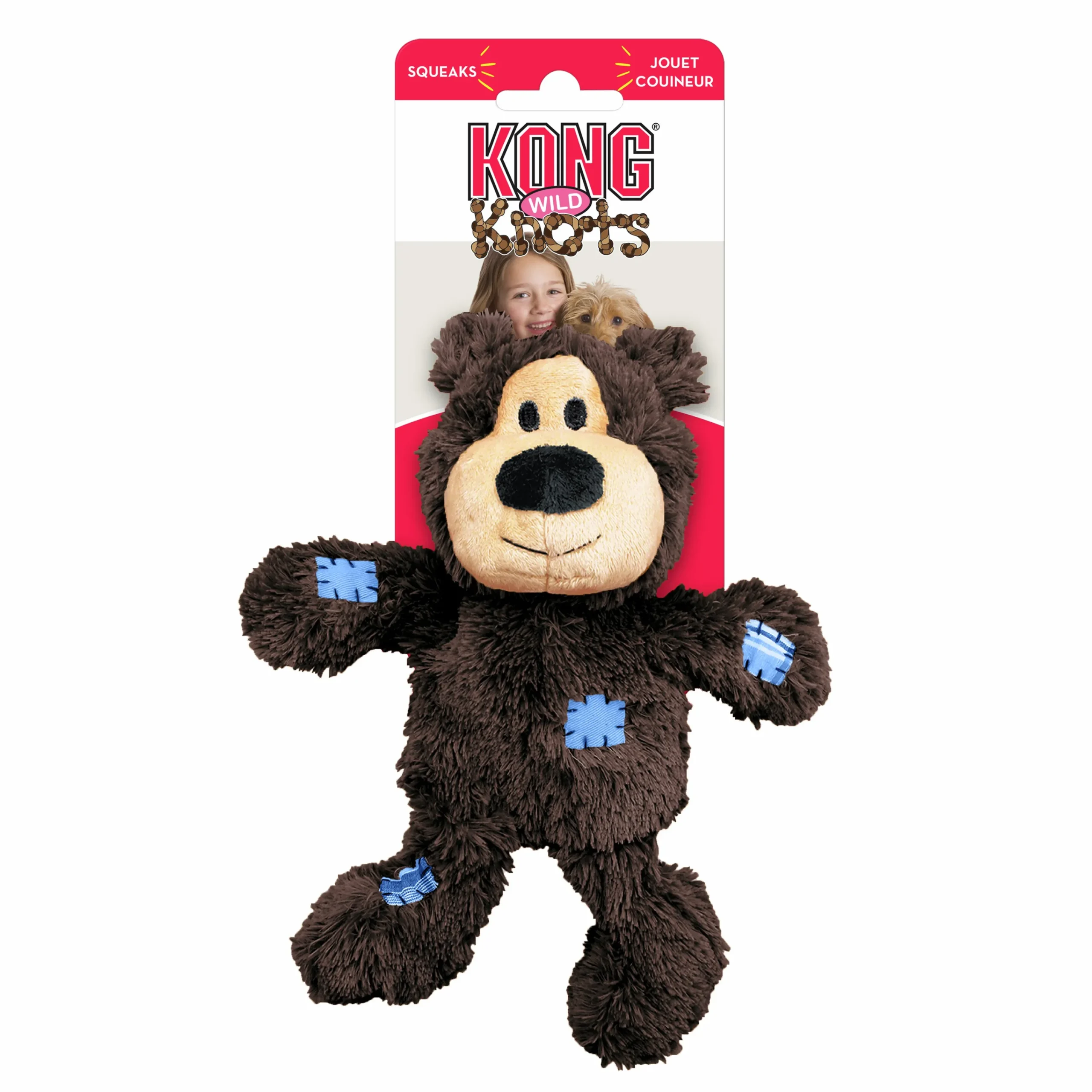 Hundleksak Wild Knots Bear S/M 17cm Blandade färger>Kong Online