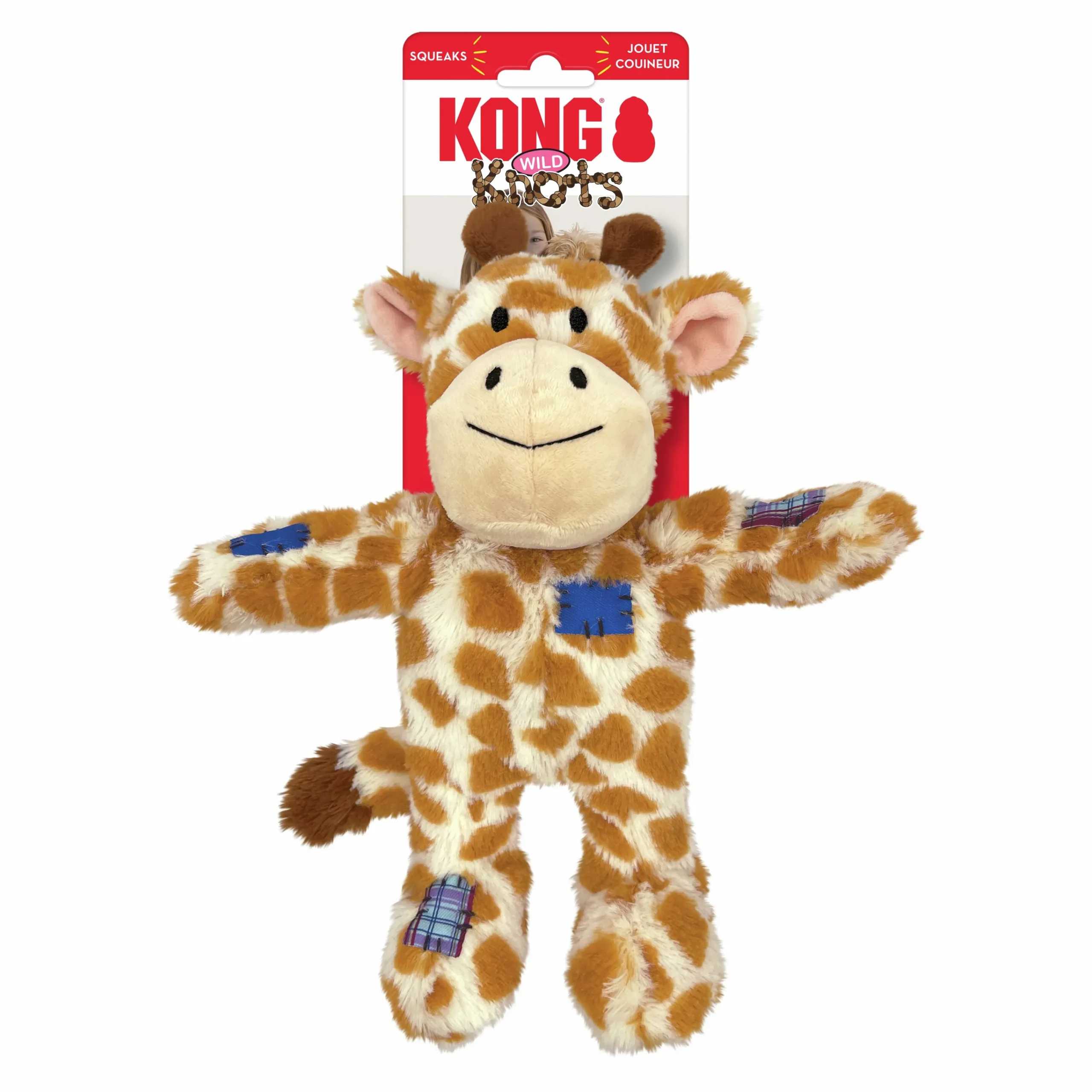 Hundleksak Wild Knots Giraffe>Kong New