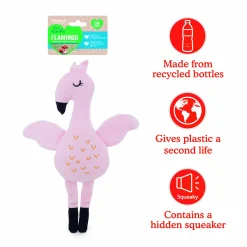 Hundleksak Eco Friendly Flamingo Rosa 32cm>Rosewood Outlet