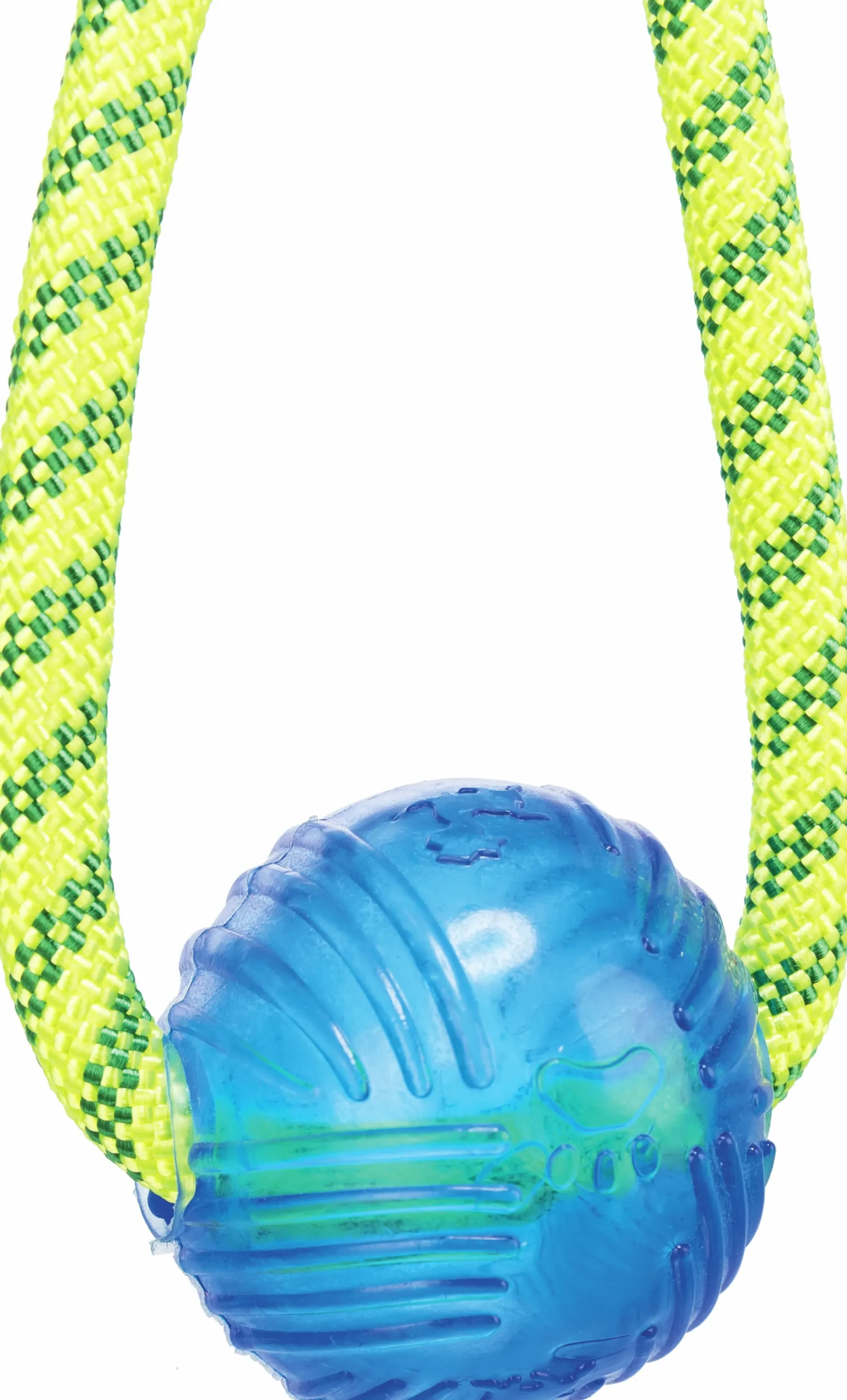 Hundleksak Aqua Toy Rep med boll Blå/Gul 40cm>Trixie Discount