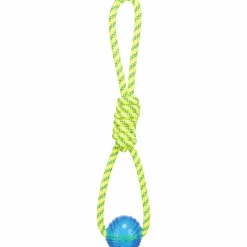 Hundleksak Aqua Toy Rep med boll Blå/Gul 40cm><noscript><img width=