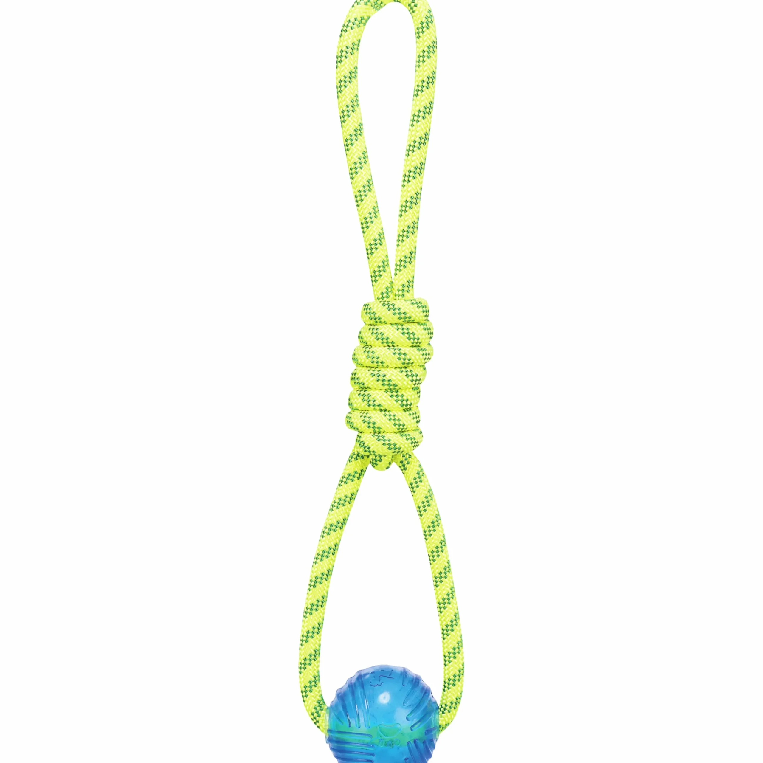 Hundleksak Aqua Toy Rep med boll Blå/Gul 40cm>Trixie Discount