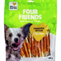 Hundtugg Four Friends Twisted Stick Chicken 12,5cm 40-p>FourFriends Clearance