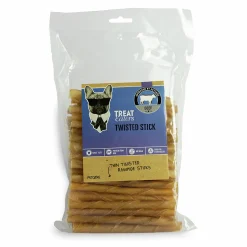 Hundtugg Tuggpinnar Snurrad Natur 8mm 500g>Treateaters Online
