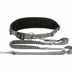 Joggingbälte/koppel Handsfree Midjebälte Grå 75–120cm><noscript><img width=