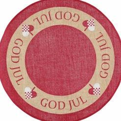 Julgransmatta God Jul Jute Ø 90cm>Granngården Clearance