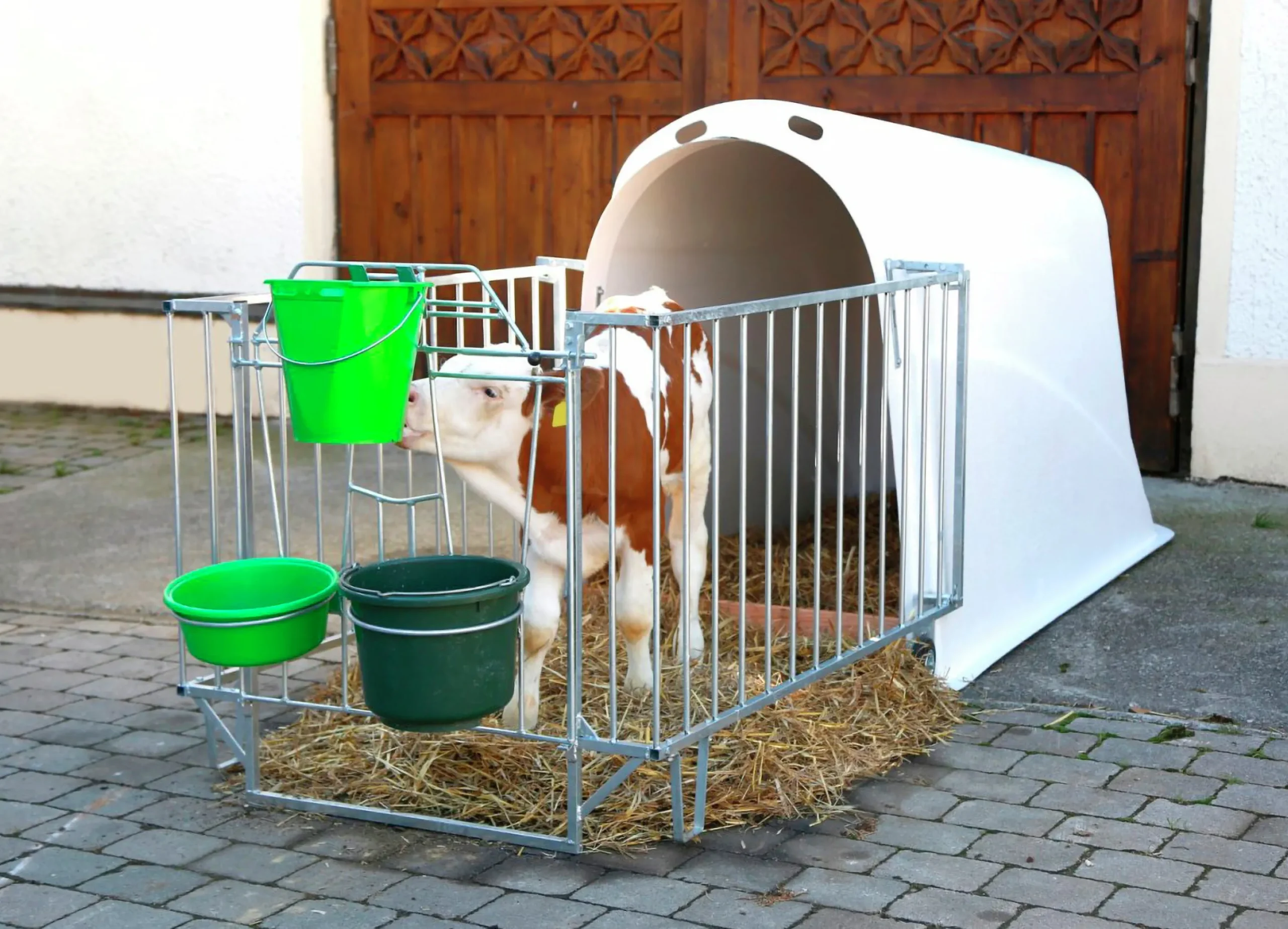 Kalvhydda CalfHouse Master Plus utan förgård 200x115cm>Kerbl Best