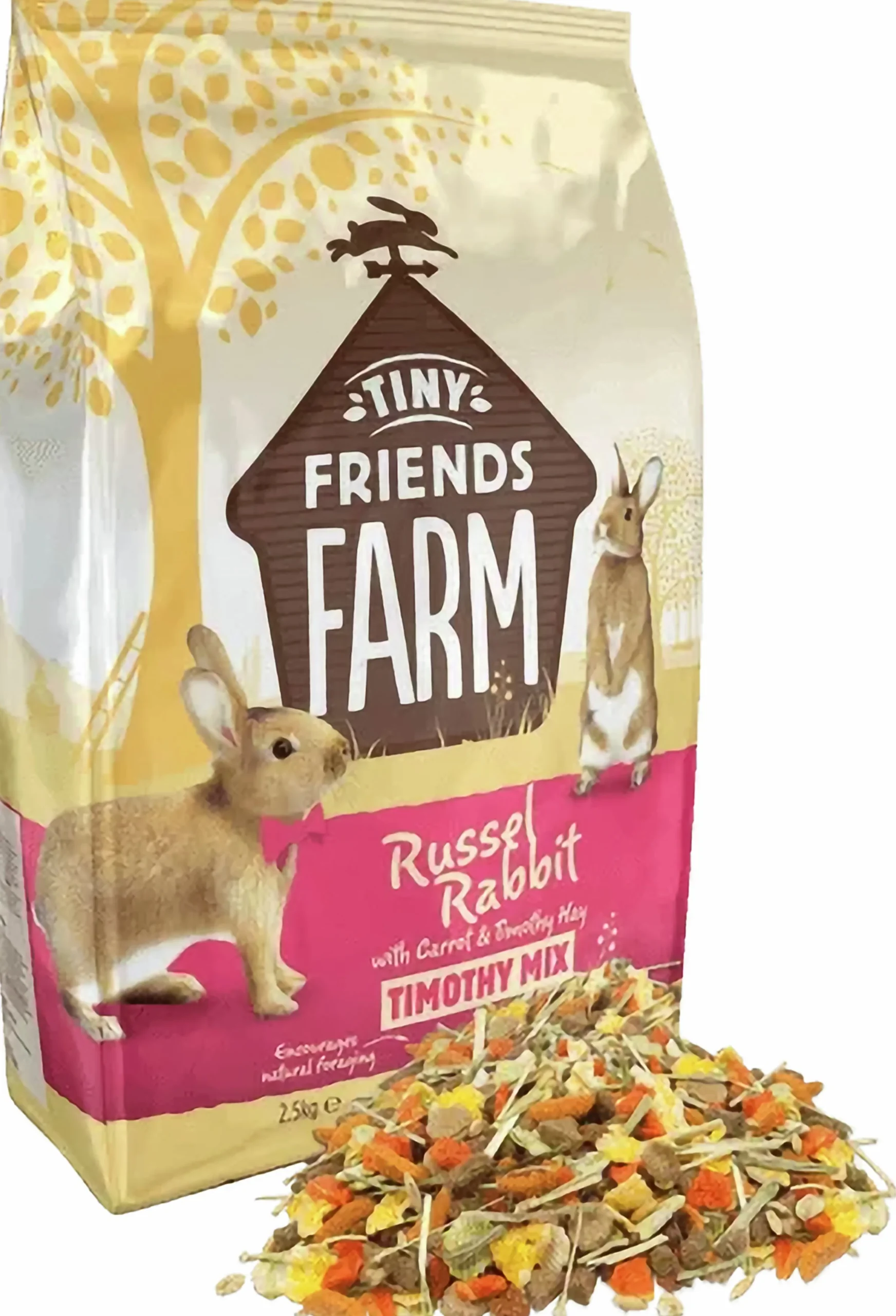 Kaninfoder Russel Morot & Timotej 2,5kg>Tiny Friends Farm Outlet
