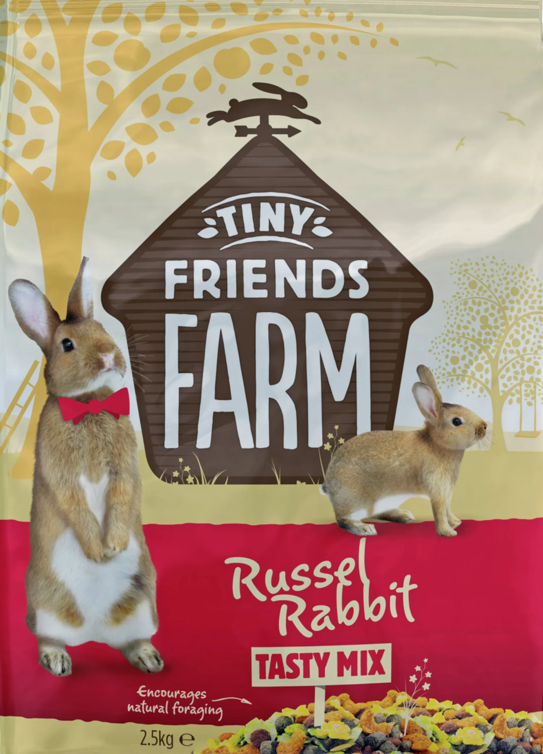 Kaninfoder Original Müsli 2,5kg>Tiny Friends Farm Best