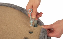 Kattbädd Fönsterbädd Grå 55cm><noscript><img width=
