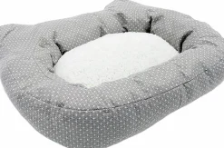 Kattbädd Dotty Feline Vit/Grå 56cm><noscript><img width=