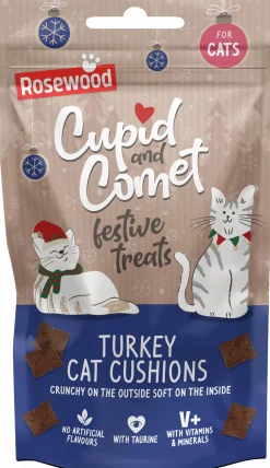 Kattgodis Jul Turkey Cushions 60g>Rosewood