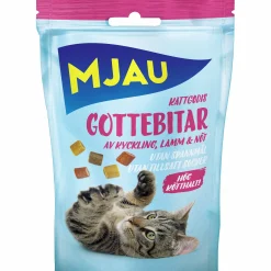 Kattgodis Gottebitar Mix 30g>Mjau Hot