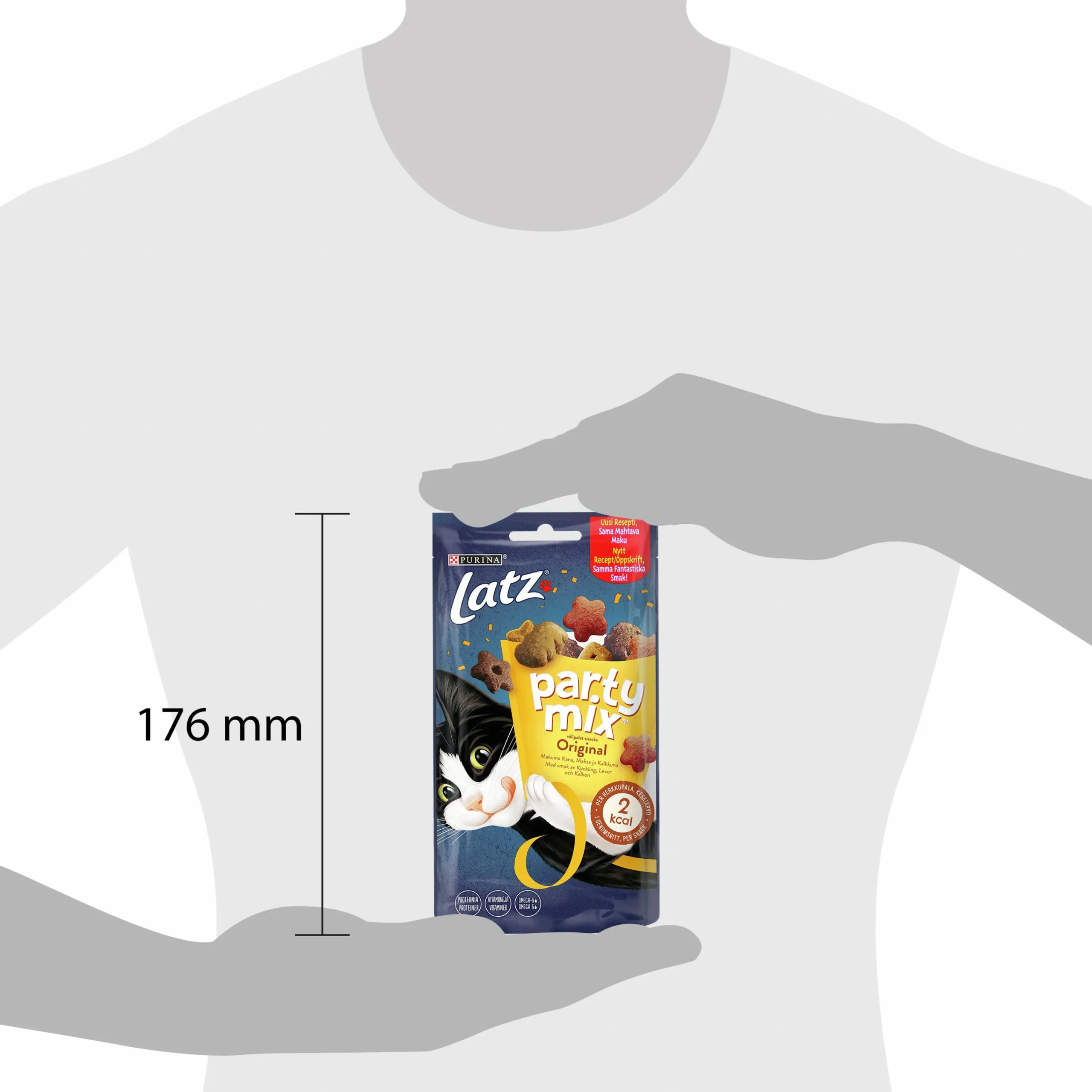 Kattgodis Purina PartyMix Original 60g>Latz Hot