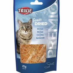 Kattgodis Premio Frystorkade Räkor 25g><noscript><img width=