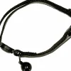 Katthalsband med namn Stina Svart 10mm x 21-30cm>Dogman Outlet