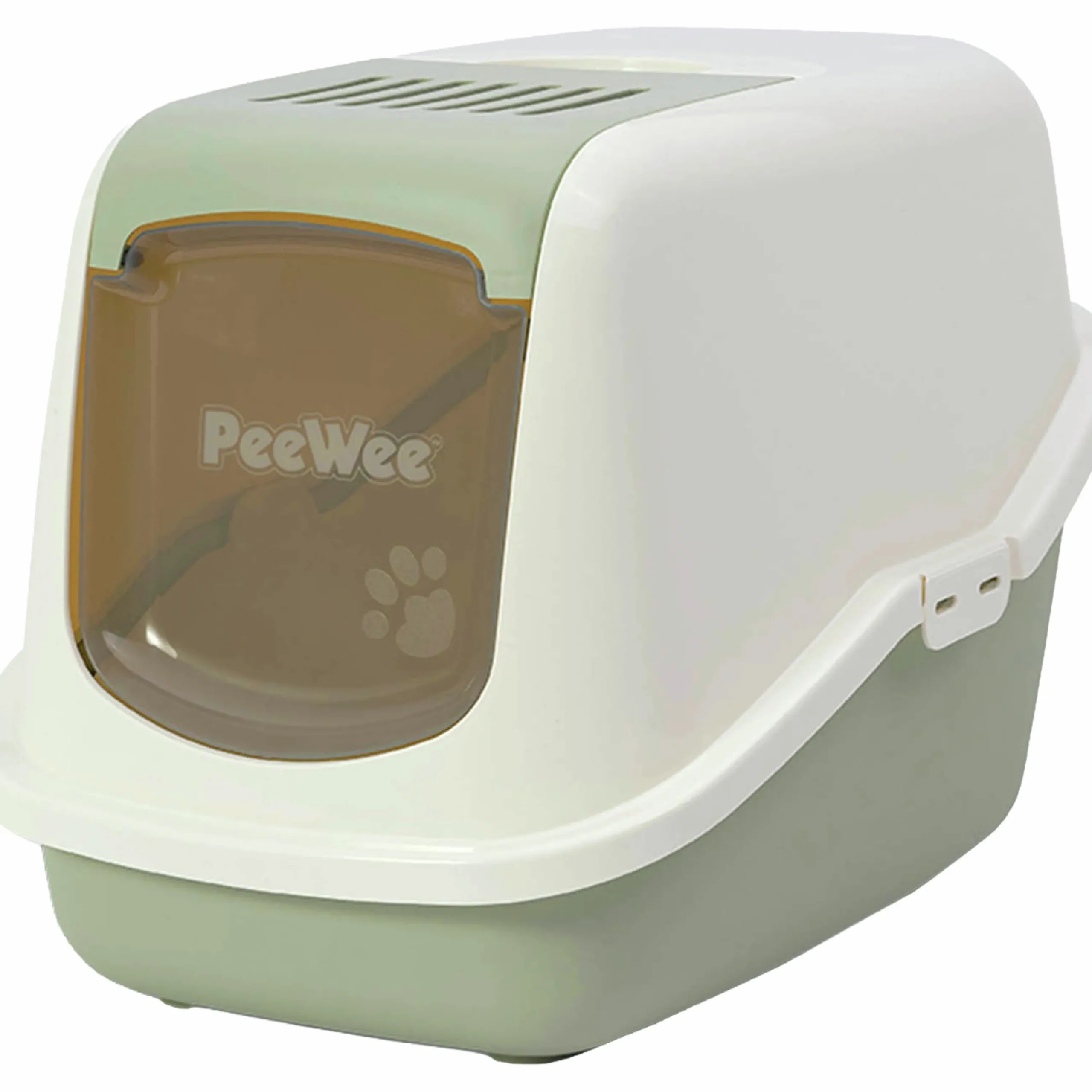 Kattlåda EcoHus Salviagrön/Creme 56x39x37,5cm>Peewee Hot