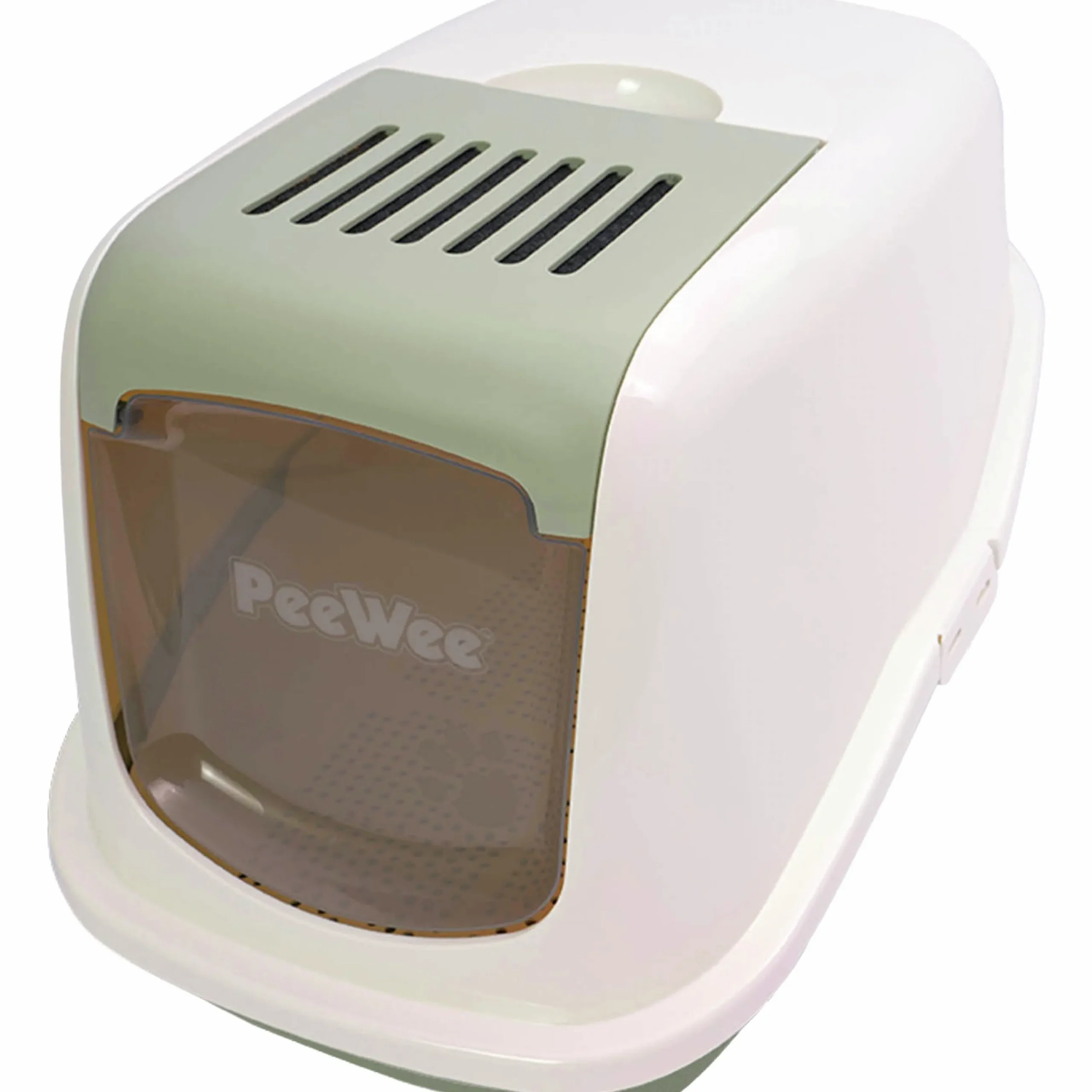 Kattlåda EcoHus Salviagrön/Creme 56x39x37,5cm>Peewee Hot