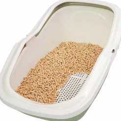 Kattlåda EcoMinor Salviagrön/Creme 56x39x27,5cm><noscript><img width=