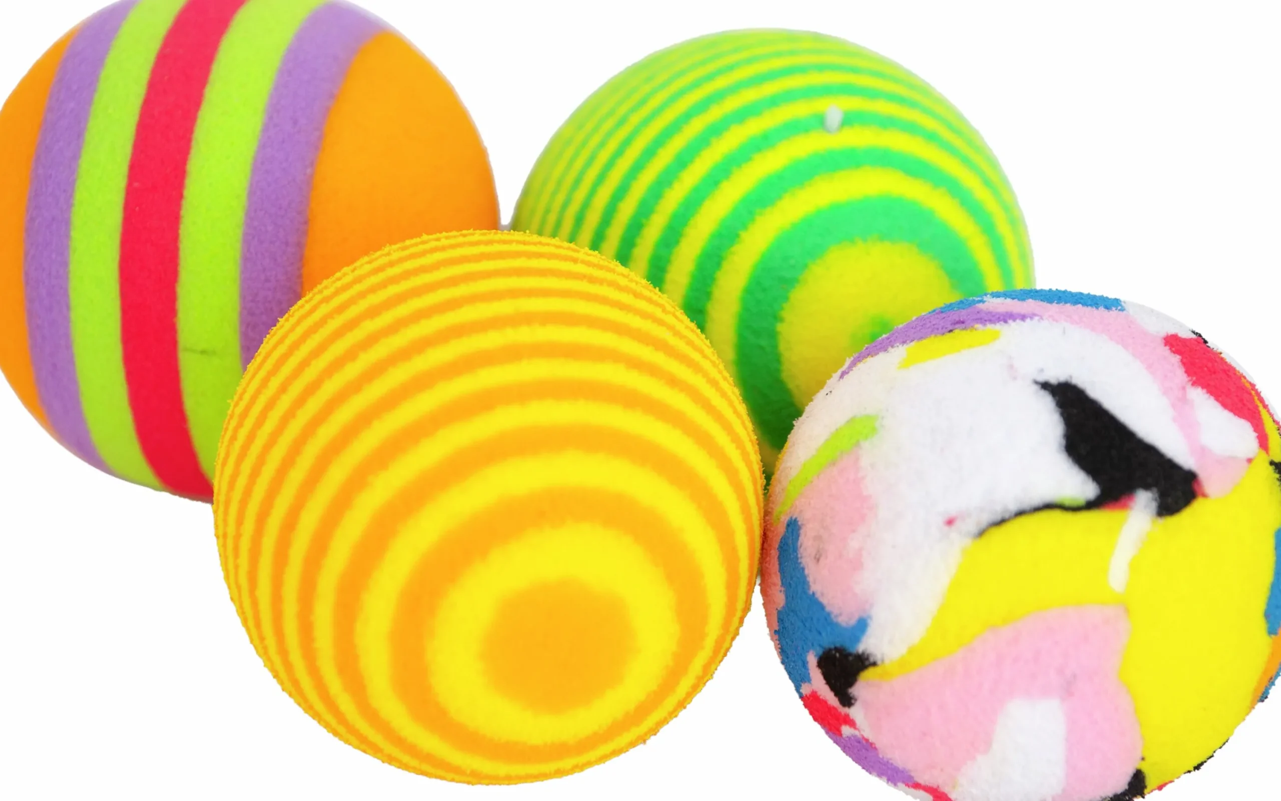Kattleksak Boll 3,5cm Blandade färger>Dogman Best