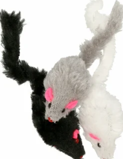 Kattleksak Pälsmus 4cm Blandade färger>Dogman Hot