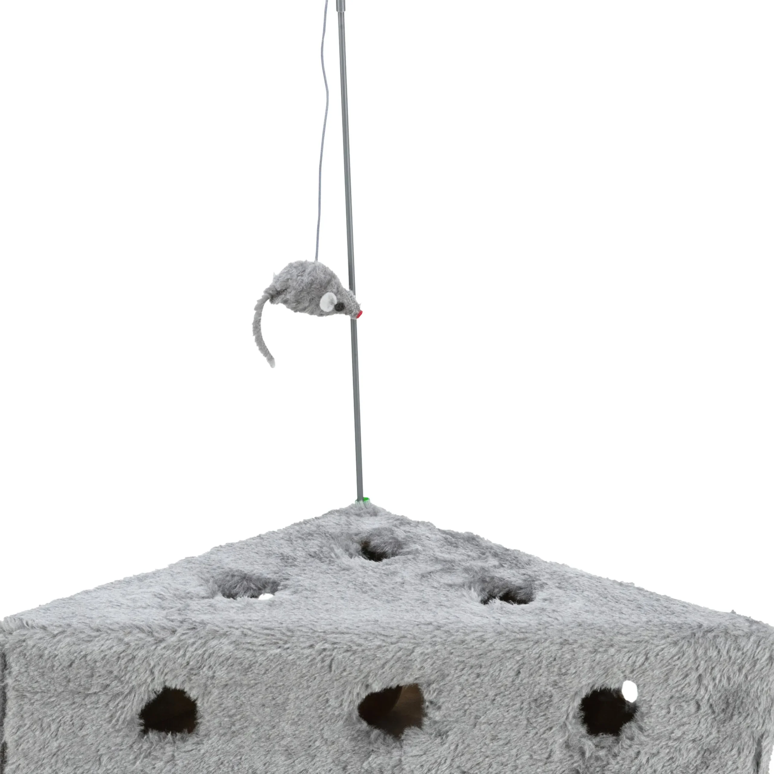 Kattleksak Ost med spö & mus 26cm>Trixie Clearance