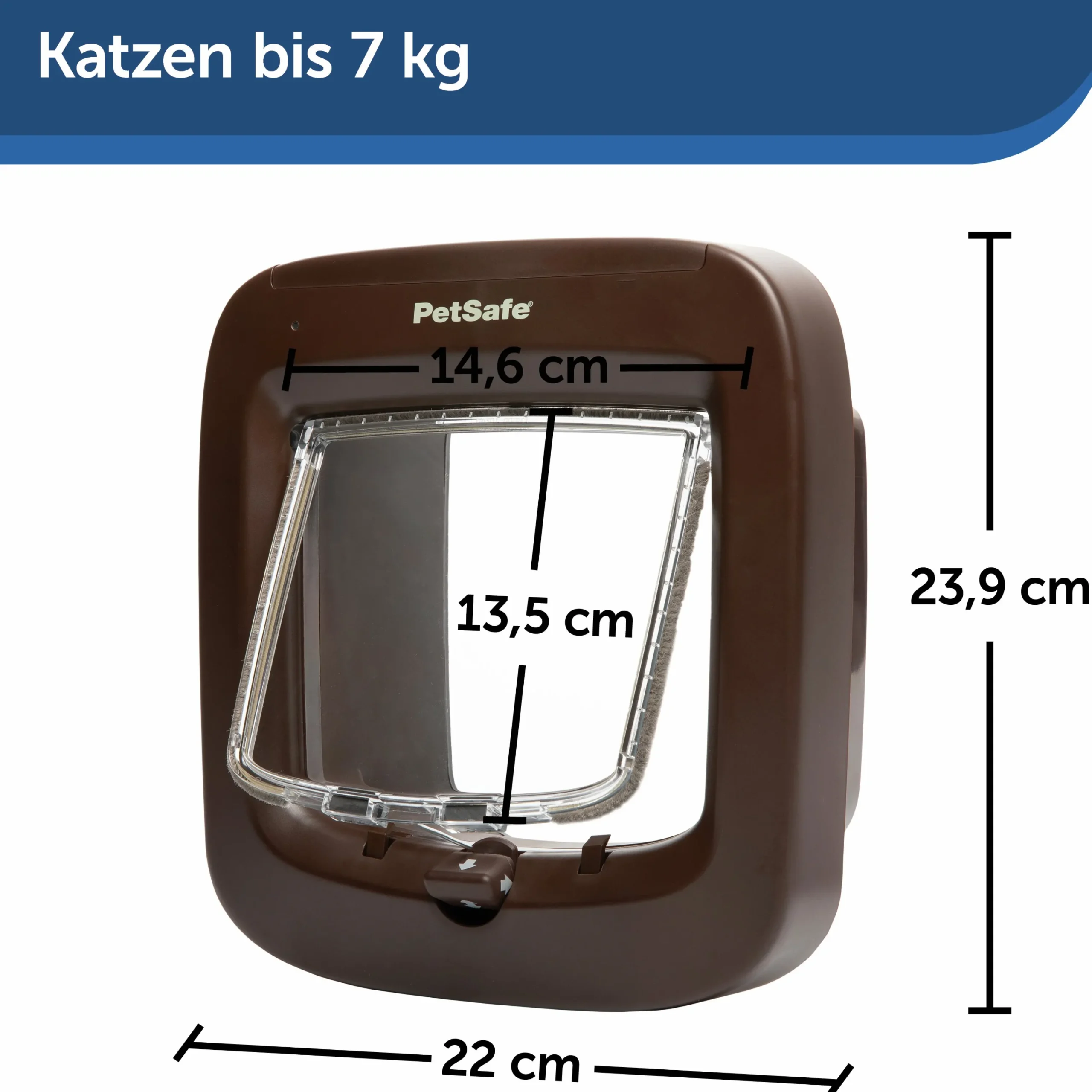 Kattlucka Microchip Brun>Petsafe