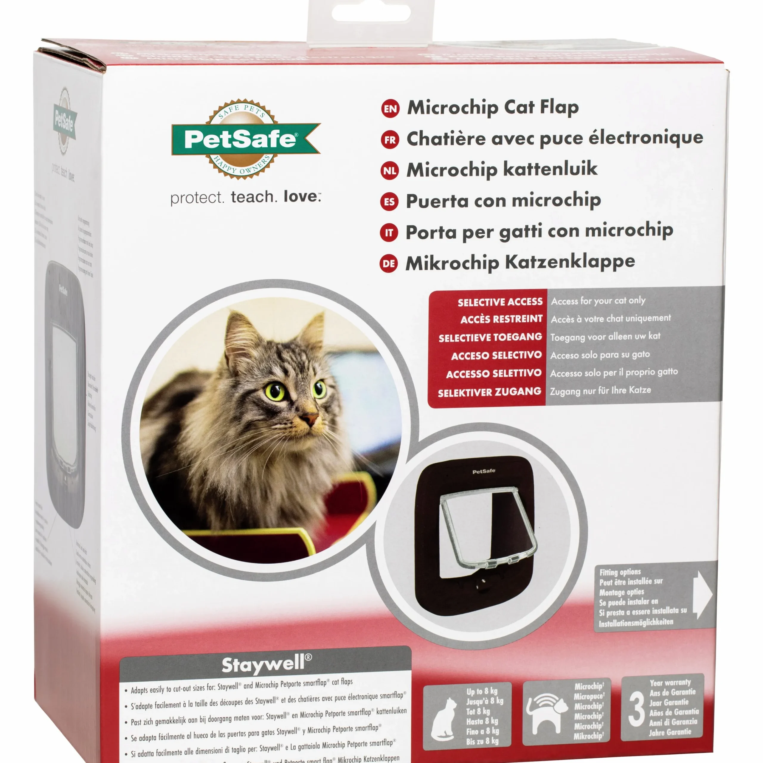 Kattlucka Microchip Brun>Petsafe