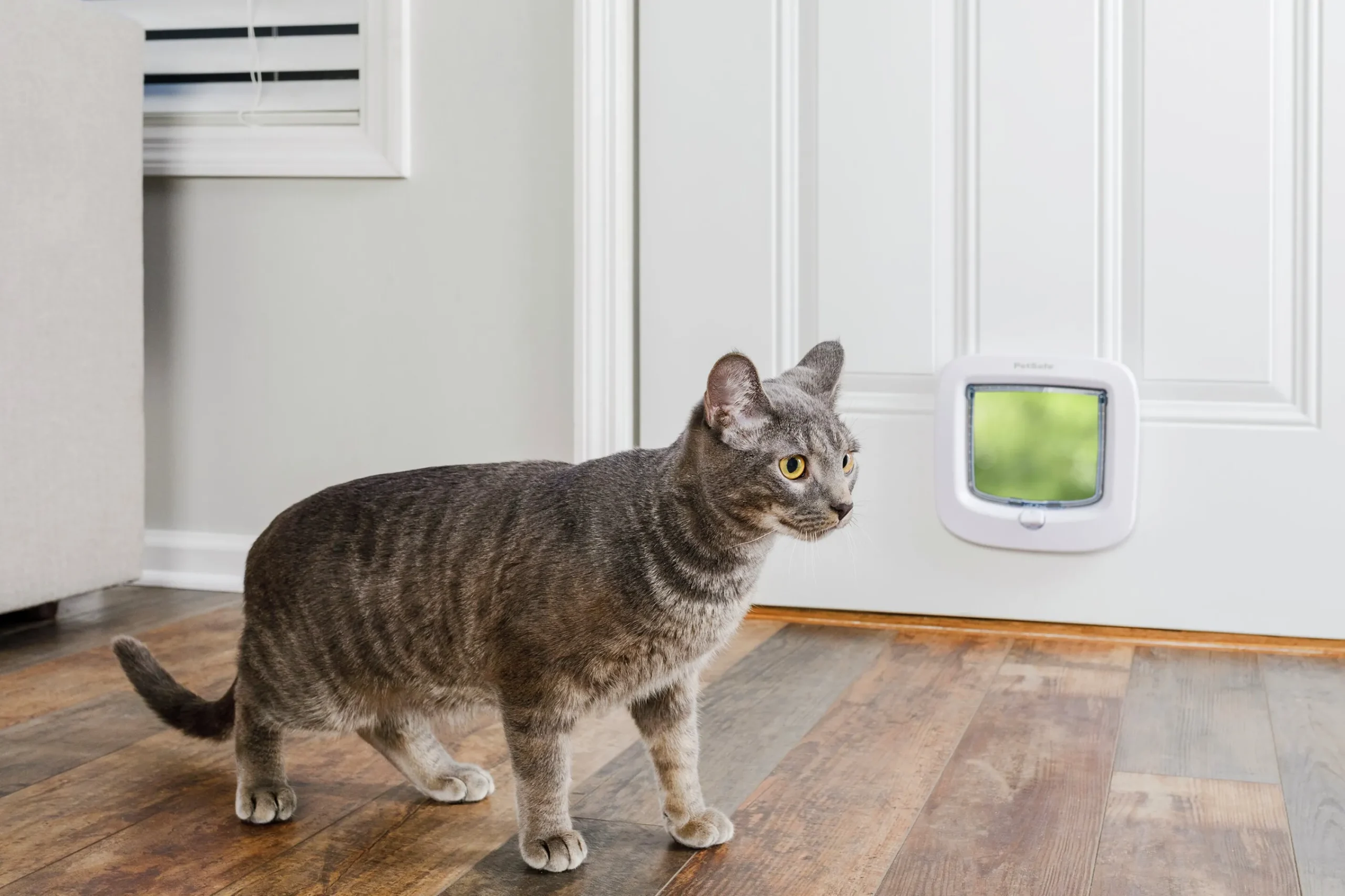 Kattlucka 919 4-väg Vit>Petsafe Hot