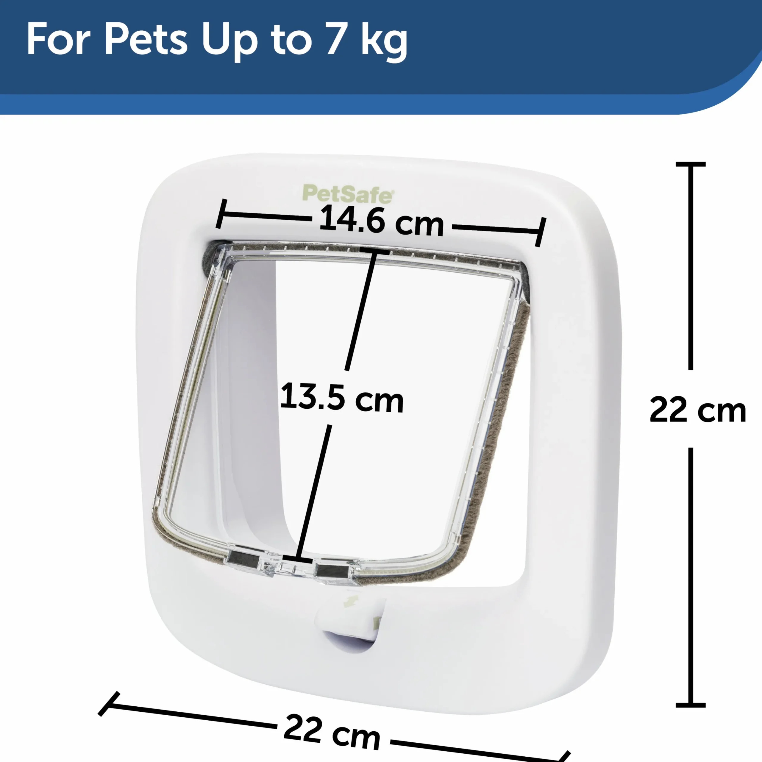 Kattlucka 919 4-väg Vit>Petsafe Hot